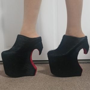 "SOLD" Jeffery Campbell Luv U Floating Heel Boots